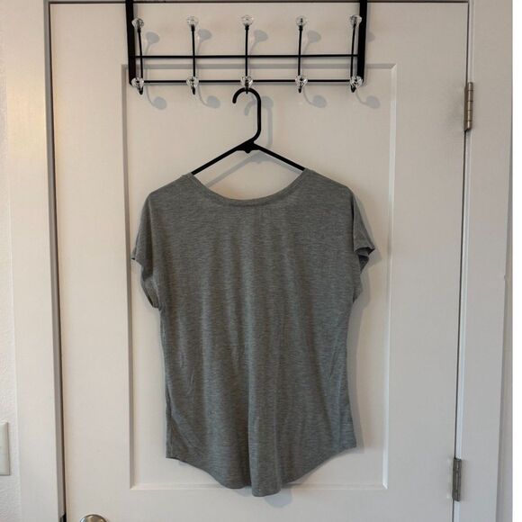 Disney Boutique Grey Mesh Panel Mickey Mouse Short Sleeve T-Shirt - Picture 2 of 4